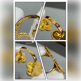 Кольцо VCA с открытым дизайном и белым