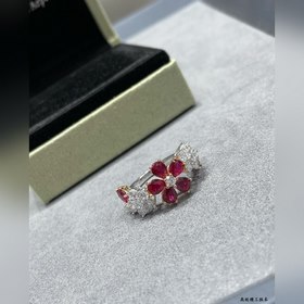 Артикул V0806： 678.Кольцо с красным ко