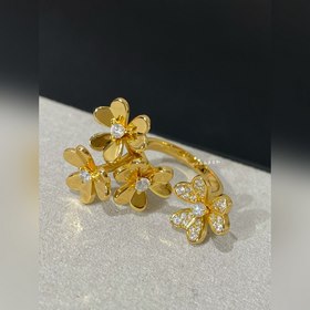 Кольцо Vca Frivole «Трилистник» с четы