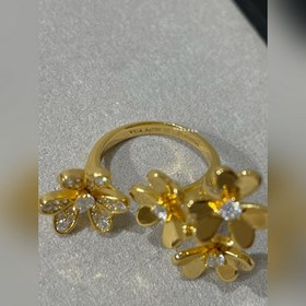 Кольцо Vca Frivole «Трилистник» с четы