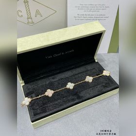 [V Gold White Mother-of-Pearl] Брасле