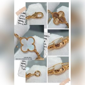 [V Gold] Браслет VCA из перламутра с 