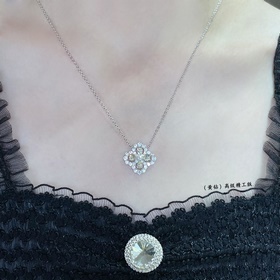 HW00019 2 5  (Желтый бриллиант) Колье