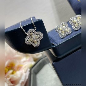 HW00019 2 5  (Желтый бриллиант) Колье