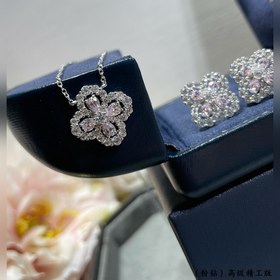 HW00019 2 5 (розовый бриллиант) Колье