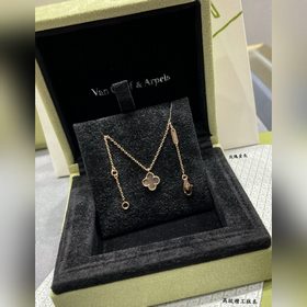 Мини-ожерелье VCA с четырехлистником и