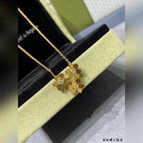 Ожерелье VCA с изображением трехцветно