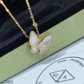 Ожерелье VCA Cleef&Arpels из белог