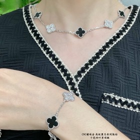 Колье V743VCA из черного перламутра с