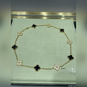 Колье V743VCA из черного перламутра с