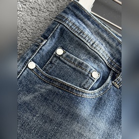Мужские джинсы Balenciaga из ткани «Та