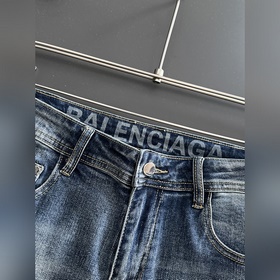 Мужские джинсы Balenciaga из ткани «Та