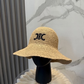 Новая соломенная шляпа CELINE из рафии