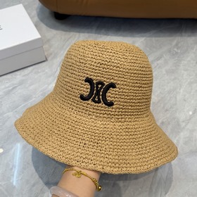 Новая соломенная шляпа CELINE из рафии