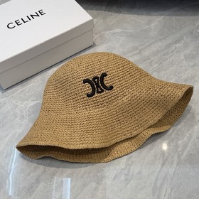 Новая соломенная шляпа CELINE из рафии