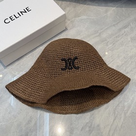 Новая соломенная шляпа CELINE из рафии