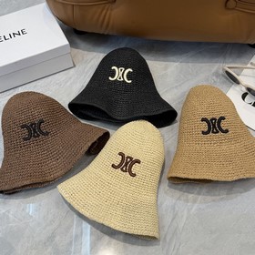 Новая соломенная шляпа CELINE из рафии