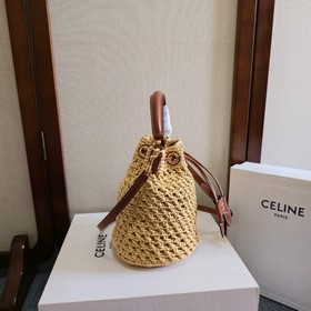 Сумка CELINE TEEN CLARA с плетеным узо