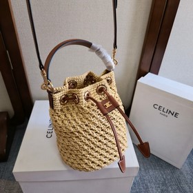 Сумка CELINE TEEN CLARA с плетеным узо
