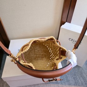 Сумка CELINE TEEN CLARA с плетеным узо