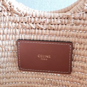 Серия плетеных сумок CELINE из рафии. 