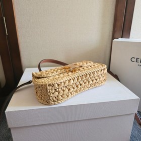 Плетеная сумка CELINE 24ss TEEN LOLA 