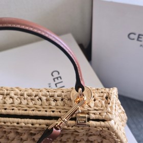 Плетеная сумка CELINE 24ss TEEN LOLA 