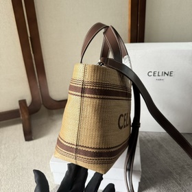 CELINE — плетеная сумка из рафии «24