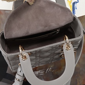 Сумка Lady Dior из оригинальной кожи в