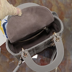 Сумка Lady Dior «Слоновая кость» с тре