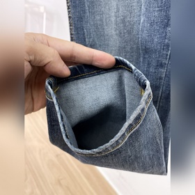 Мужские джинсы FENDI из ткани «Таннин»