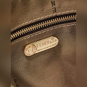 Винтажная косметичка с логотипом Fendi