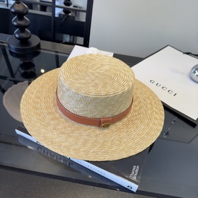 Официальная соломенная шляпа Gucci, из