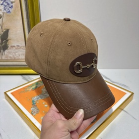 [GUCCI] Бейсболка из замши натурально