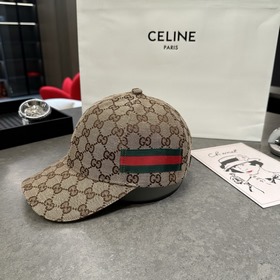 Классическая бейсболка Gucci с тканевы