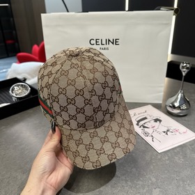 Классическая бейсболка Gucci с тканевы