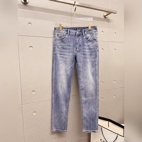Мужские джинсы GUCCI из ткани «Таннин»