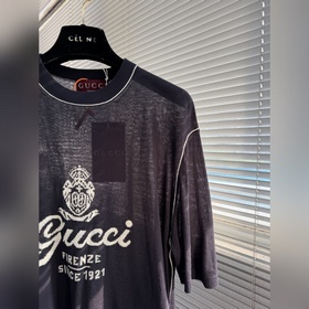 Gucci Трикотажная рубашка с коротким 