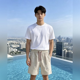 Летние шорты Gucci 2026 SS с контрастн