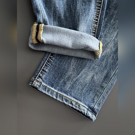 Мужские джинсы GUCCI из ткани «Таннин»