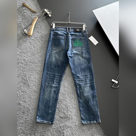 Мужские джинсы GUCCI из ткани «Таннин»