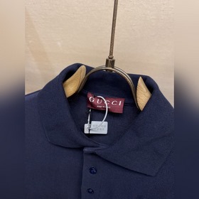 Gucci, хлопковая поло-рубашка с вышивк