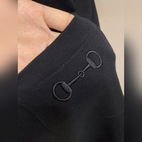 Gucci, хлопковая поло-рубашка с вышивк