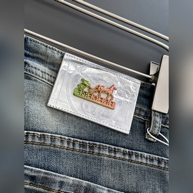 Мужские джинсы Hermès из ткани «Таннин