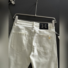 Мужские джинсы Hermès из ткани «Таннин