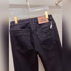 Мужские джинсы Hermès из ткани «Таннин