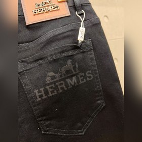 Мужские джинсы Hermès из ткани «Таннин