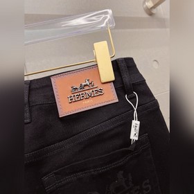 Мужские джинсы Hermès из ткани «Таннин