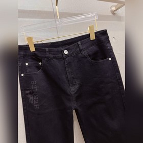 Мужские джинсы Hermès из ткани «Таннин