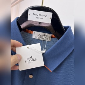 Hermès — мужская поло-рубашка премиум-